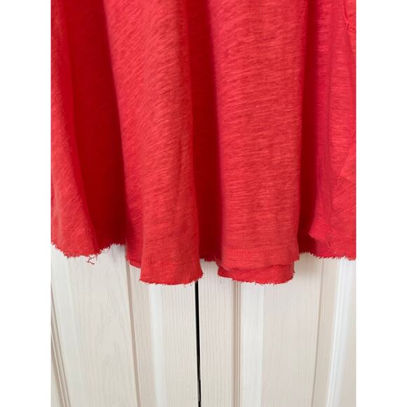 FREE PEOPLE Cold Shoulder Flutter Sleeve Linen Top - Picture 3 of 7